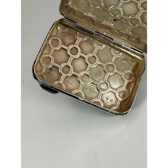 80's Gucci Sterling Silver Enamel Pill Box - Picture 5 of 5